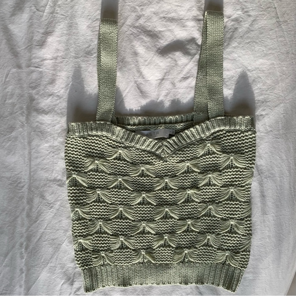 ASTR Knit Square Neck Top NWT